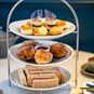 Brighton Hilton Afternoon Tea Full plates on display